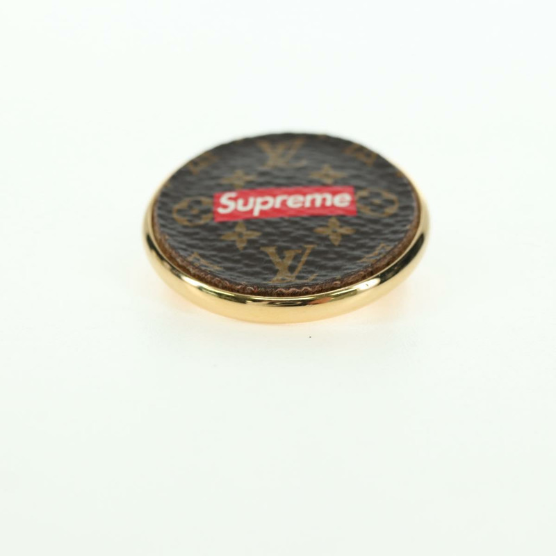 【日本直送】路易威登 (LOUIS VUITTON) 與 Supreme 聯名款金屬徽章兩件套 MP2046 LV Auth YKZ1424M-5