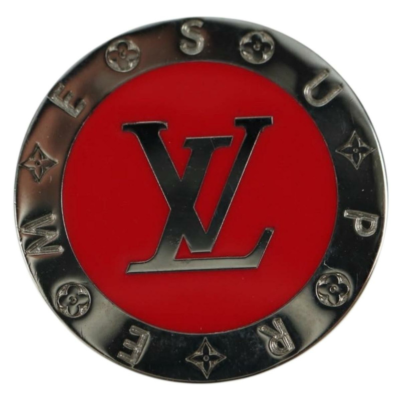 【日本直送】路易威登 (LOUIS VUITTON) 與 Supreme 聯名款金屬徽章兩件套 MP2046 LV Auth YKZ1424M-9