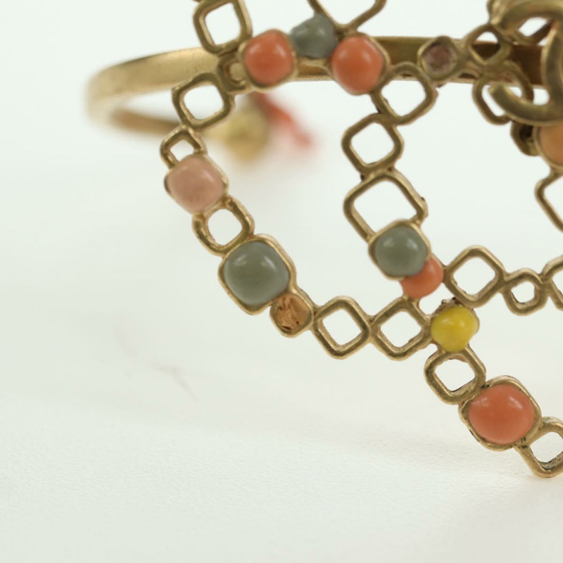 【日本直送】香奈兒 (CHANEL) 可可標誌手鐲，金色金屬材質，CC標誌，正品編號 YKZ1423M-7