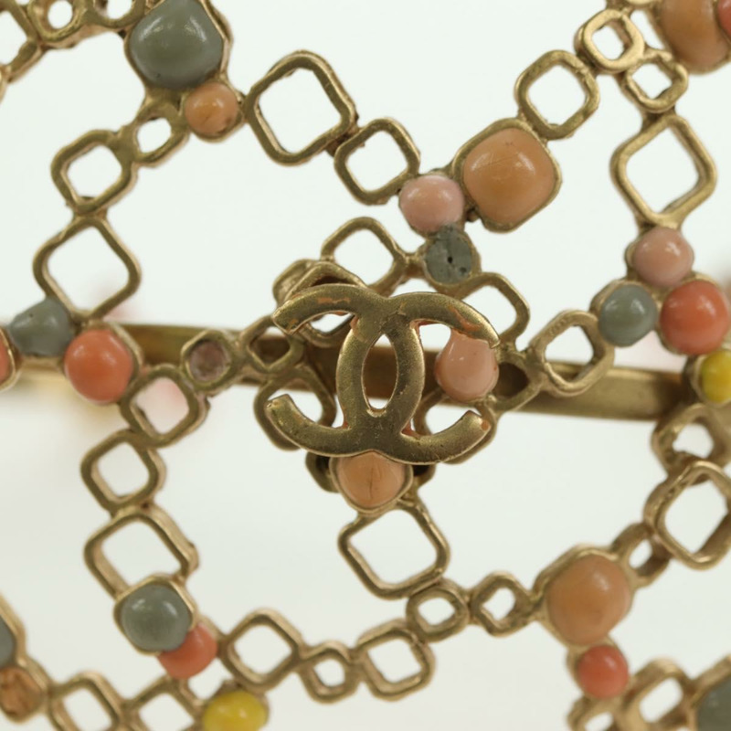 【日本直送】香奈兒 (CHANEL) 可可標誌手鐲，金色金屬材質，CC標誌，正品編號 YKZ1423M-9