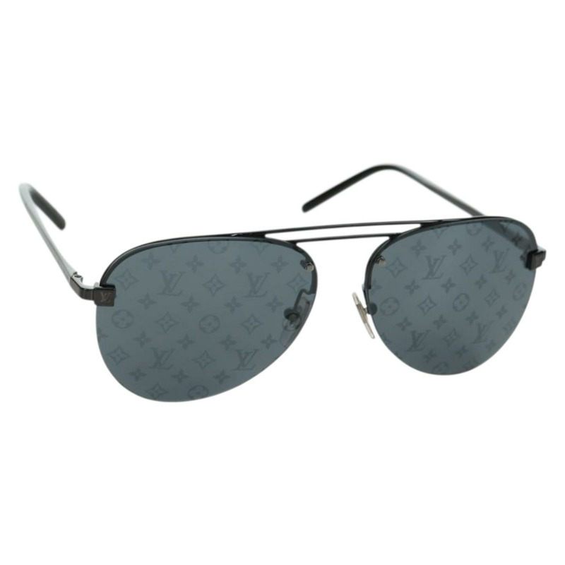 【日本直送】路易威登順時針太陽眼鏡金屬黑 Z1019E LV 正品 YKZ1407M-0