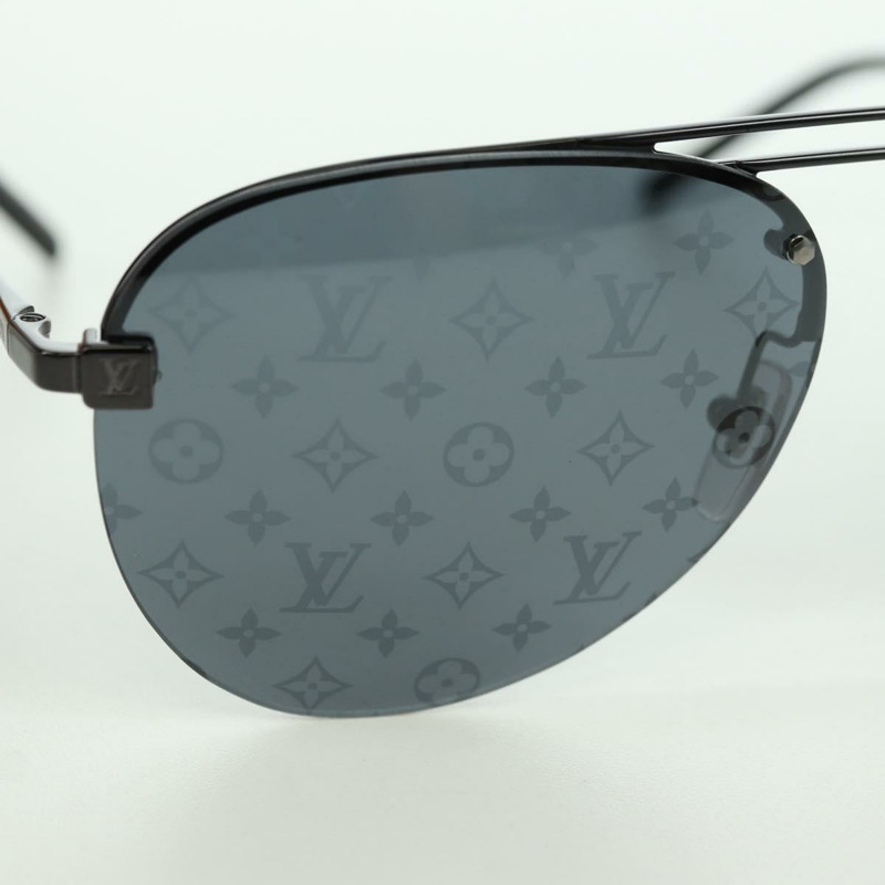 【日本直送】路易威登順時針太陽眼鏡金屬黑 Z1019E LV 正品 YKZ1407M-6