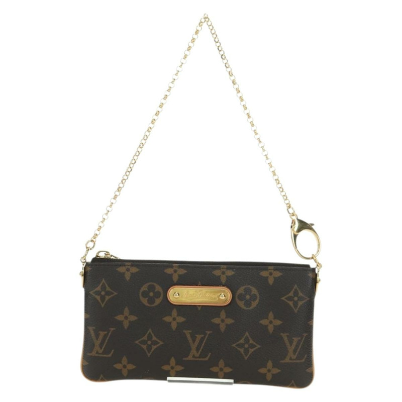 【日本直送】路易威登 Monogram 鏈條手拿包 Mila 中號手袋 M60094 LV 正品 YKZ1556SAV-12