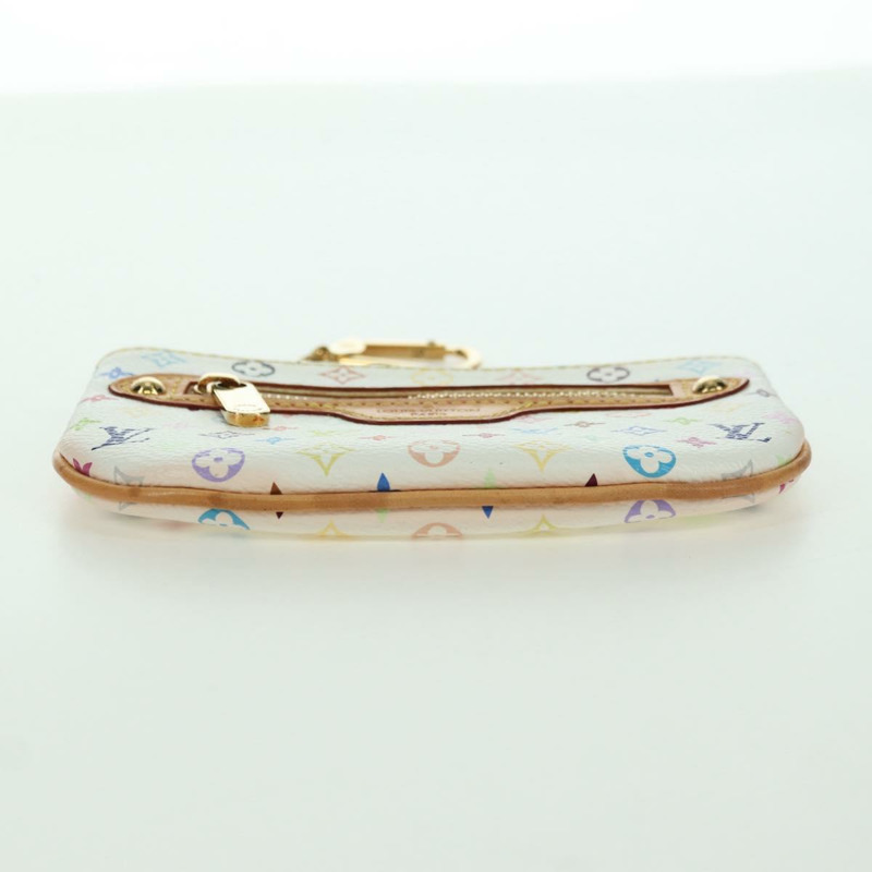 【日本直送】路易威登 Monogram Multicolor Pochette MM 白 M60028 LV Auth YKZ1506M-4