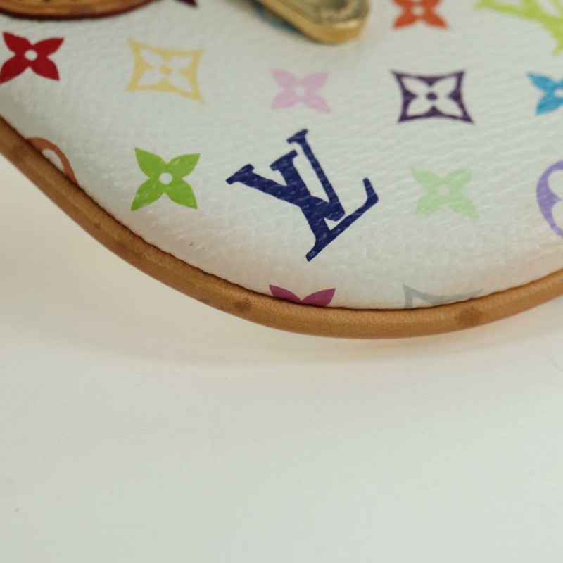 【日本直送】路易威登 Monogram Multicolor Pochette MM 白 M60028 LV Auth YKZ1506M-7