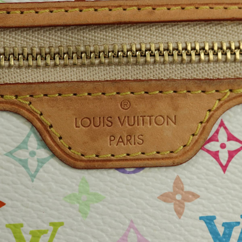 【日本直送】路易威登 Monogram Multicolor Pochette MM 白 M60028 LV Auth YKZ1506M-8