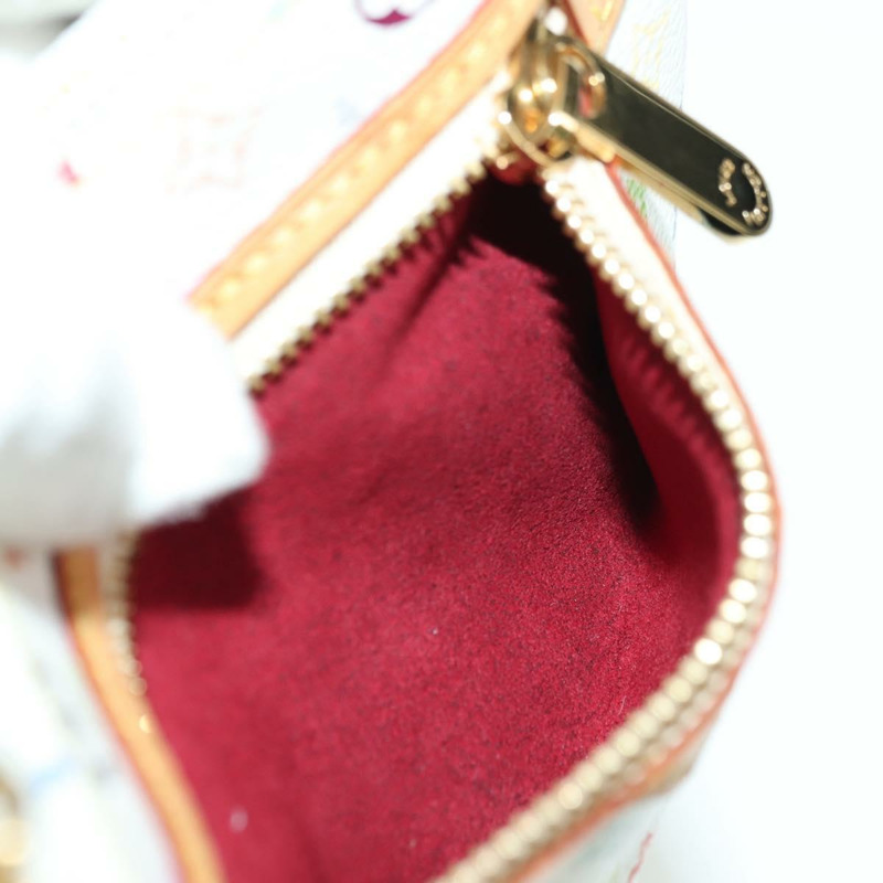 【日本直送】路易威登 Monogram Multicolor Pochette MM 白 M60028 LV Auth YKZ1506M-17