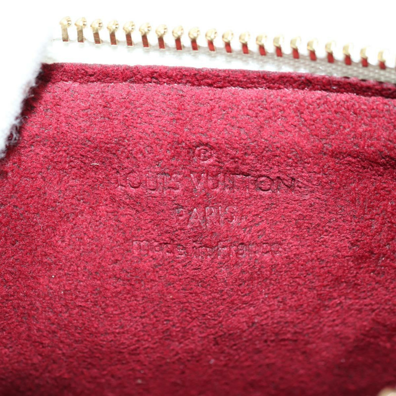 【日本直送】路易威登 Monogram Multicolor Pochette MM 白 M60028 LV Auth YKZ1506M-18