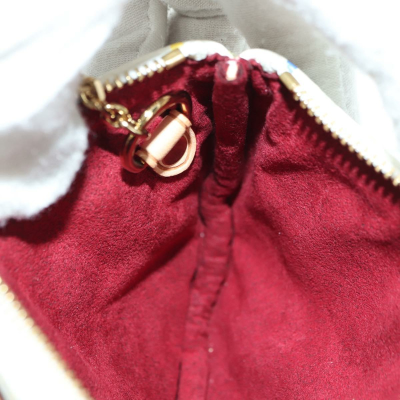 【日本直送】路易威登 Monogram Multicolor Pochette MM 白 M60028 LV Auth YKZ1506M-20