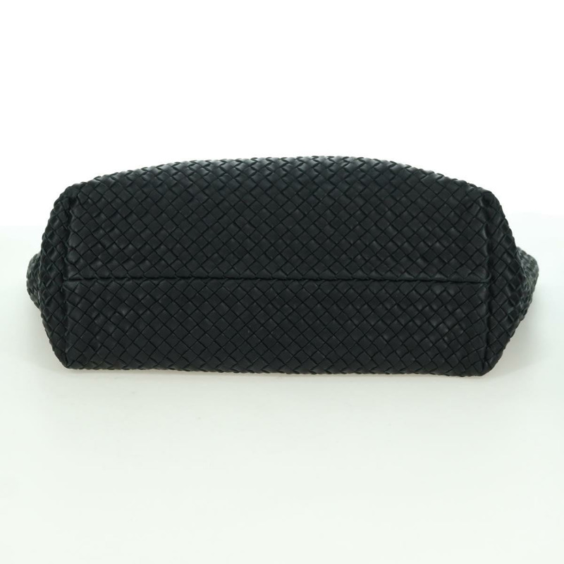 【日本直送】BOTTEGA VENETA INTRECCIATO Cabas MM 手提包，黑色真皮，正品 yk20314SAV-4