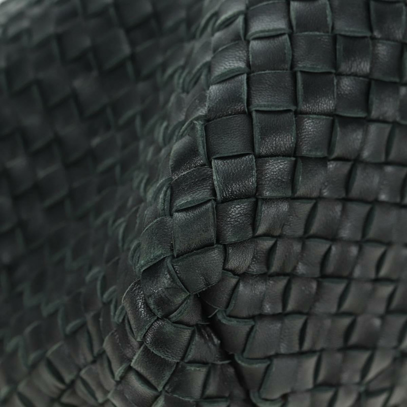 【日本直送】BOTTEGA VENETA INTRECCIATO Cabas MM 手提包，黑色真皮，正品 yk20314SAV-8