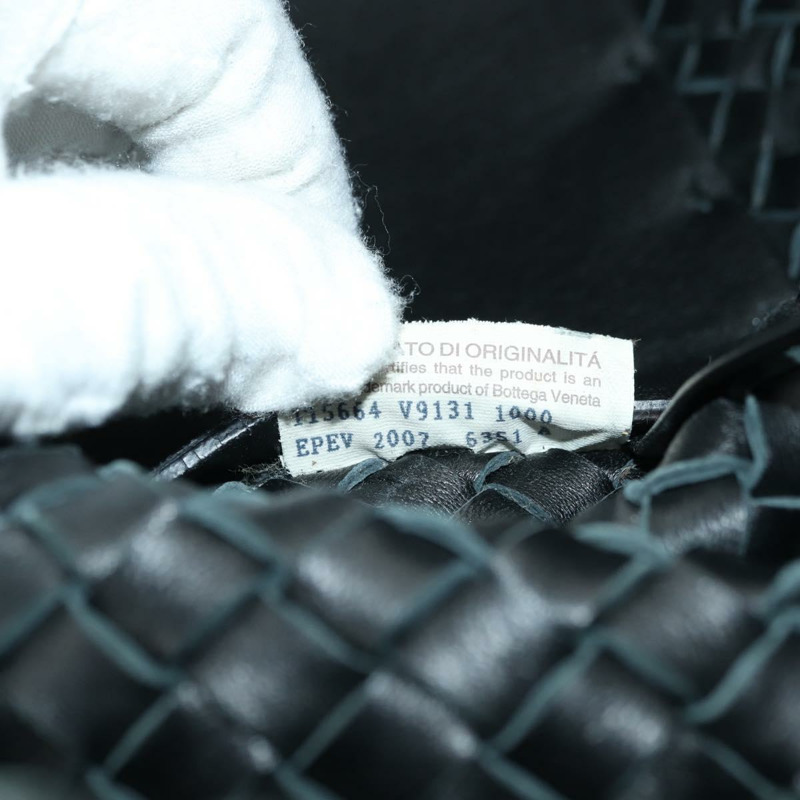 【日本直送】BOTTEGA VENETA INTRECCIATO Cabas MM 手提包，黑色真皮，正品 yk20314SAV-10