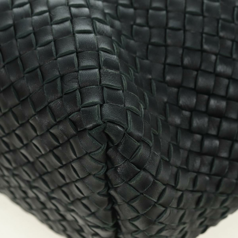 【日本直送】BOTTEGA VENETA INTRECCIATO Cabas MM 手提包，黑色真皮，正品 yk20314SAV-15
