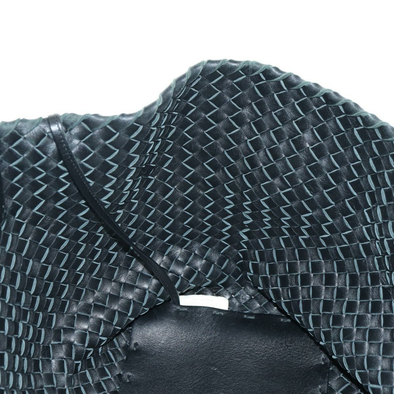 【日本直送】BOTTEGA VENETA INTRECCIATO Cabas MM 手提包，黑色真皮，正品 yk20314SAV-21