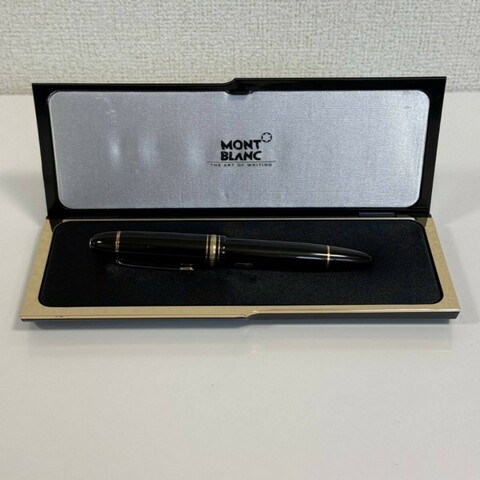 真品 萬寶龍 MONTBLANC MEISTERSTUCK No149 4810 鋼筆 18K 筆尖 黑金 M尖 附盒裝