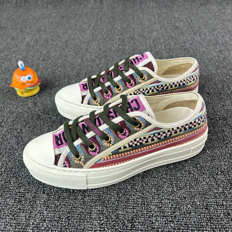 98新 Dior迪奧民族風編織板鞋 37.5碼-0