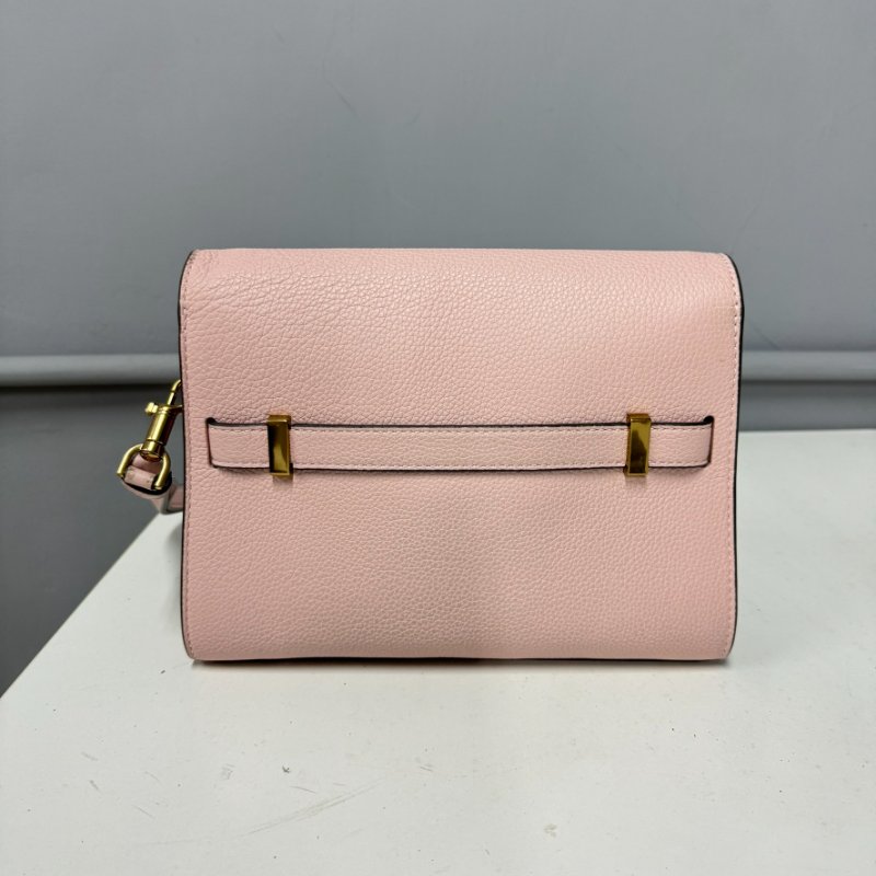 TORY BURCH Lee Radziwill 肩背包 粉 9成新 台灣專櫃購入-3