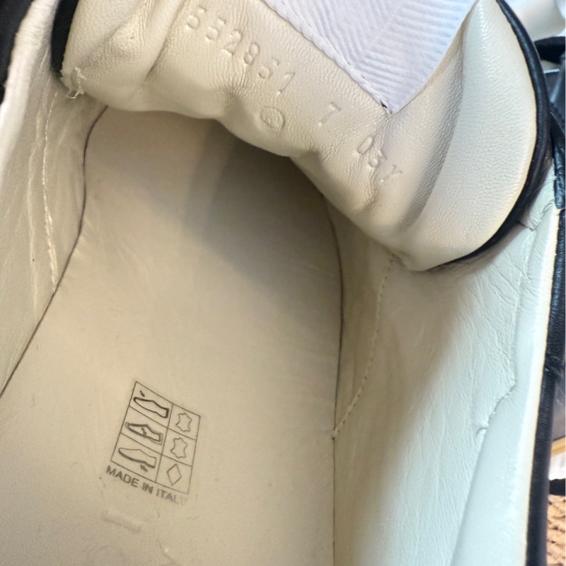 GUCCI古馳 Rhyton 復古黑色炫彩腰帶低幫 老爹鞋 男款 99新 黑色41 碼-7