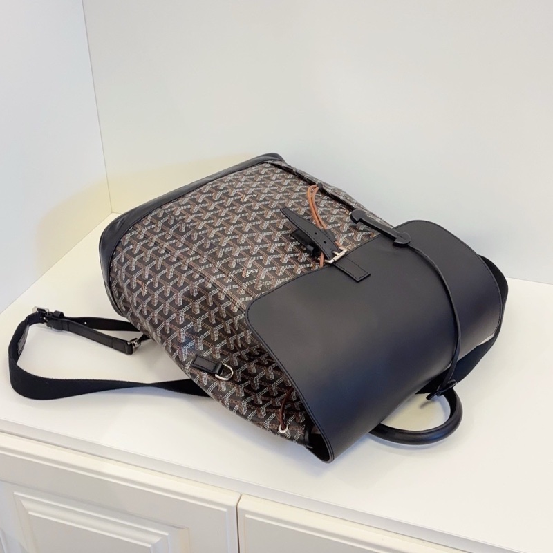 Goyard戈雅Alpin黑色雙肩包⛱️貝克漢同款男女通背款-15