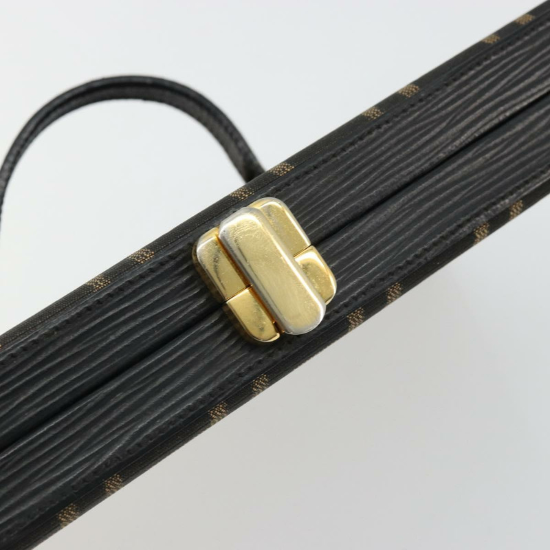 【日本直送】FENDI Zucca帆布手拿包 黑色棕色 正品 164495A-9