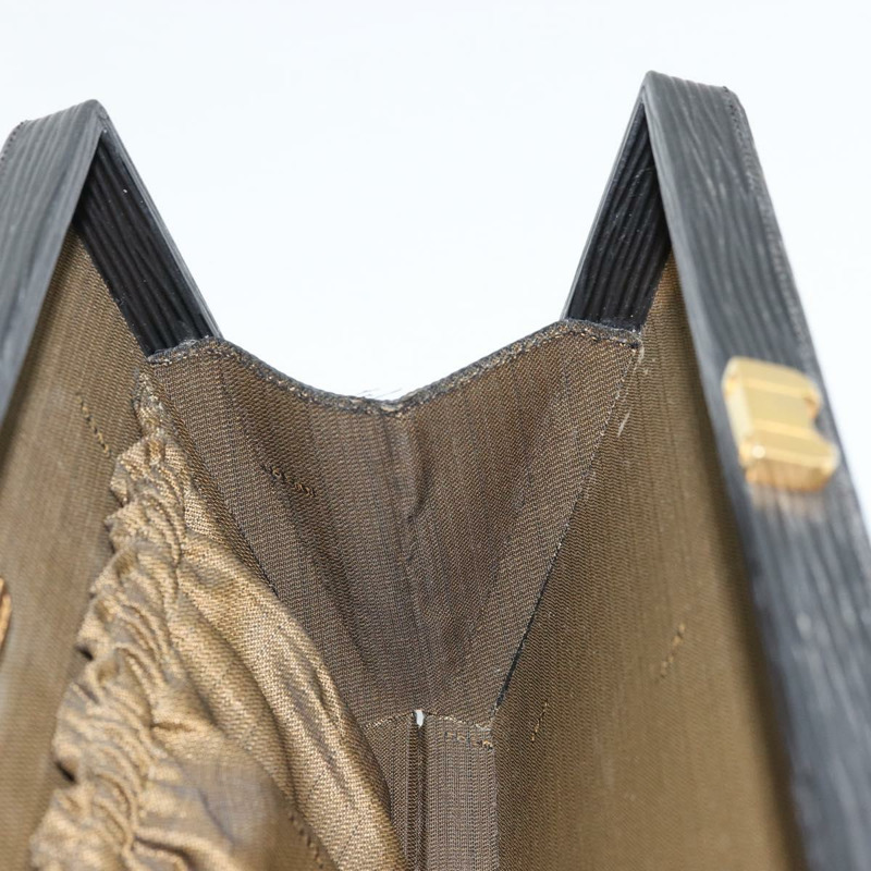 【日本直送】FENDI Zucca帆布手拿包 黑色棕色 正品 164495A-17