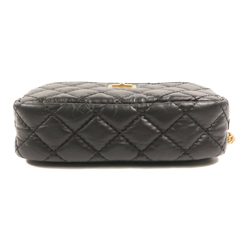 CHANEL 牛皮皮革2.55 Camera Bag鏈帶肩背袋-3