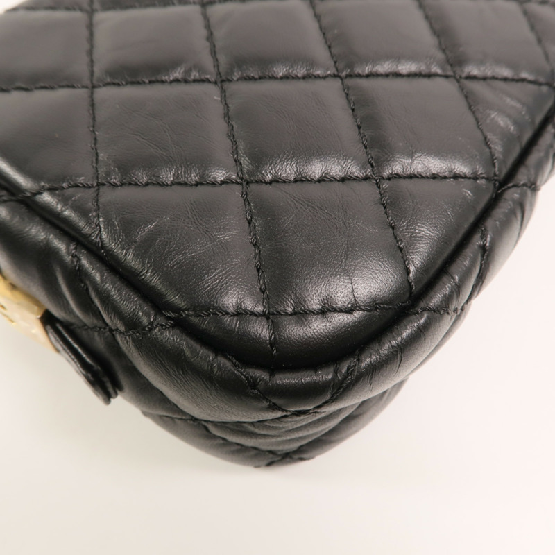 CHANEL 牛皮皮革2.55 Camera Bag鏈帶肩背袋-14
