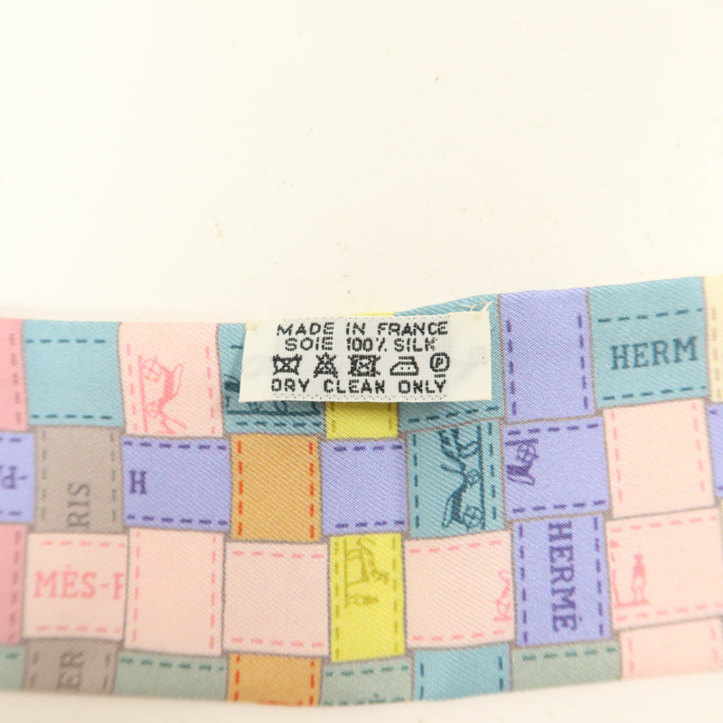 HERMES 絲質Twilly絲巾-6