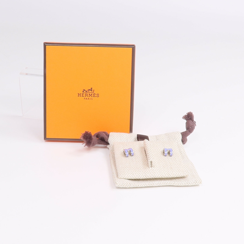 HERMES 金屬Mini Pop H Earrings耳環-7