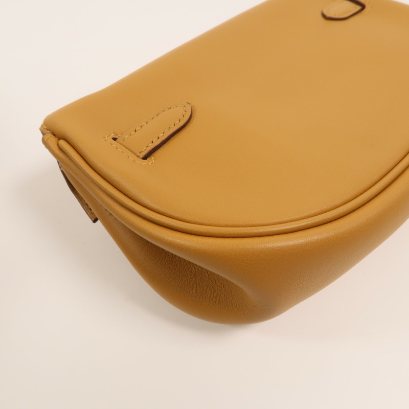 HERMES Swift皮革Kelly Moove肩背袋Sesame-15