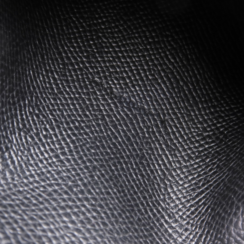 HERMES Epsom皮革Bearn Compact Wallet錢包Noir-9