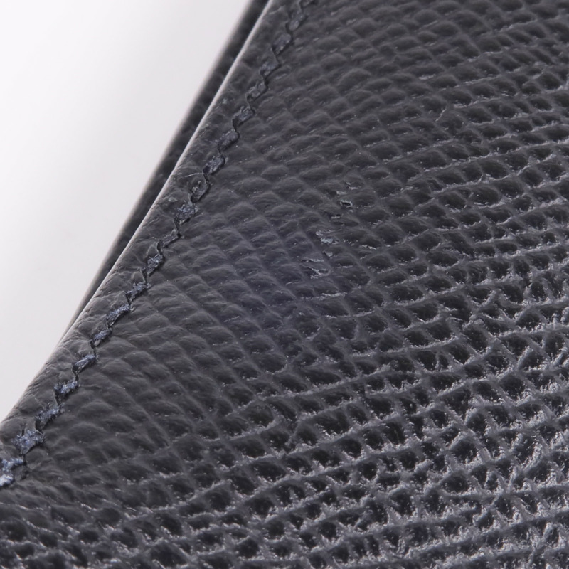 HERMES Epsom皮革Bearn Compact Wallet錢包Noir-14