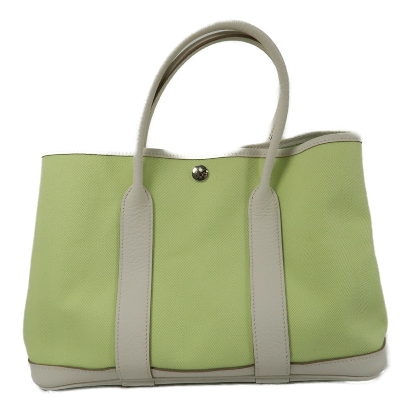 HERMES 帆布Garden Party TPM手挽袋-1