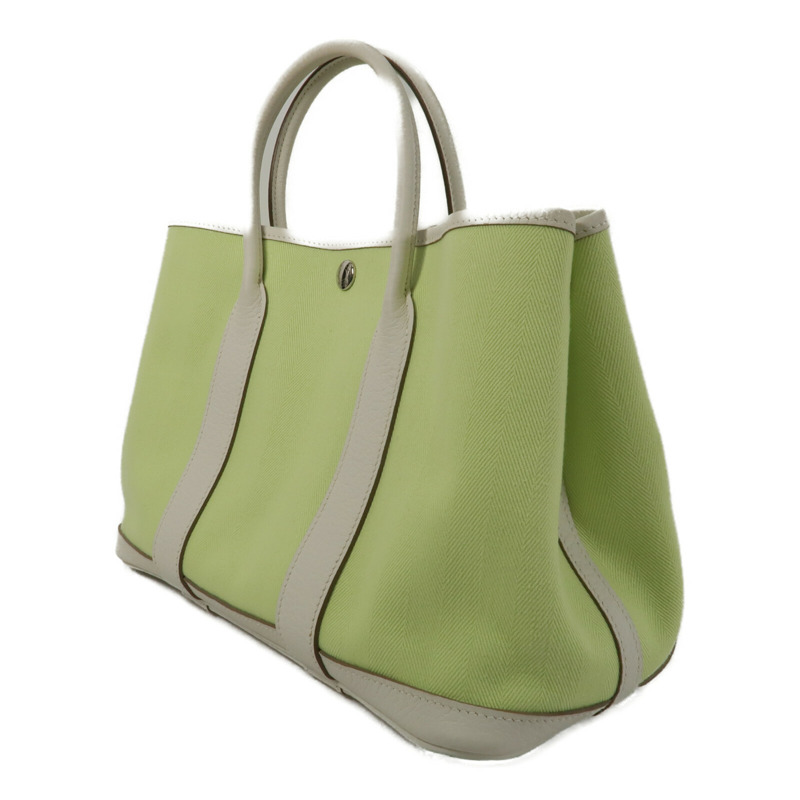 HERMES 帆布Garden Party TPM手挽袋-2