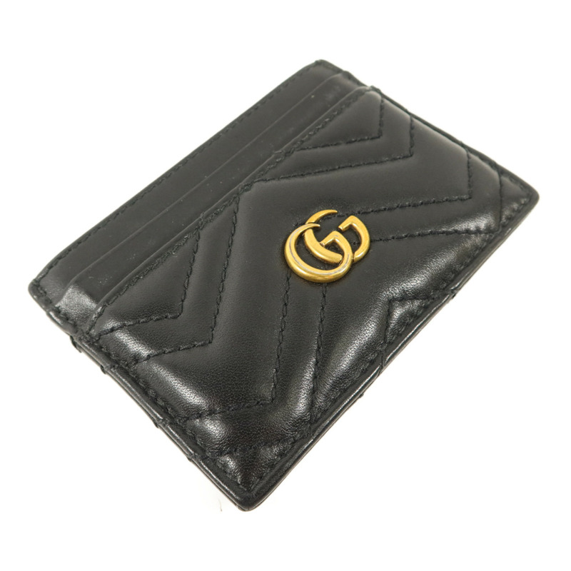 GUCCI 牛皮皮革GG Marmont Card Case卡片套-2