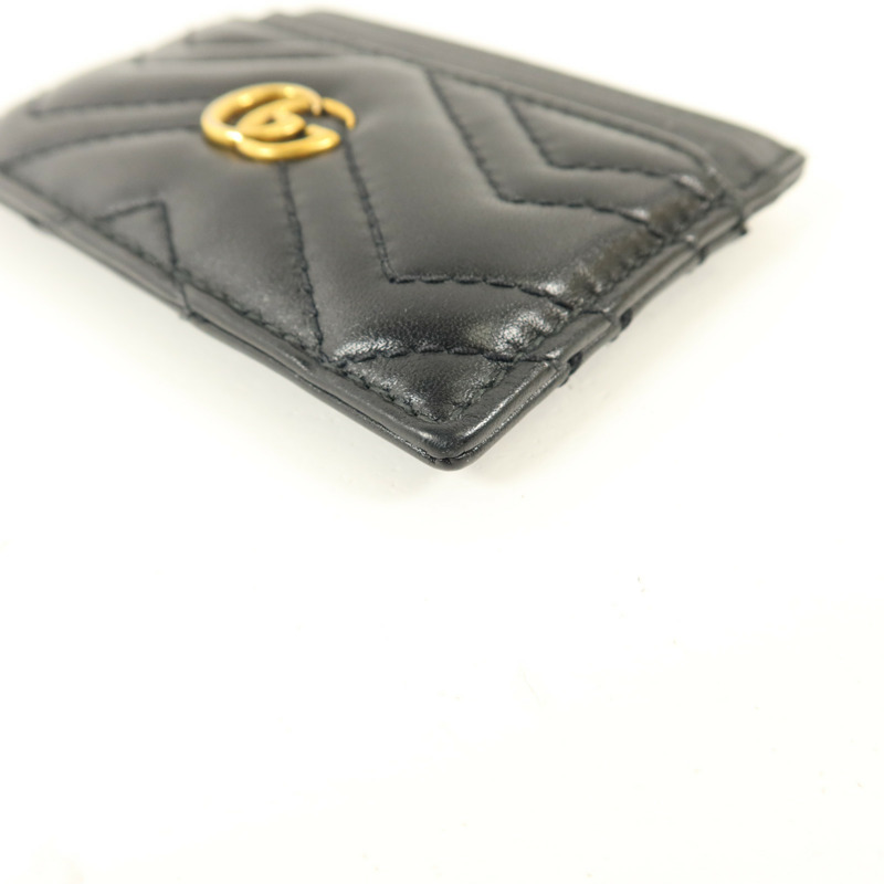 GUCCI 牛皮皮革GG Marmont Card Case卡片套-7