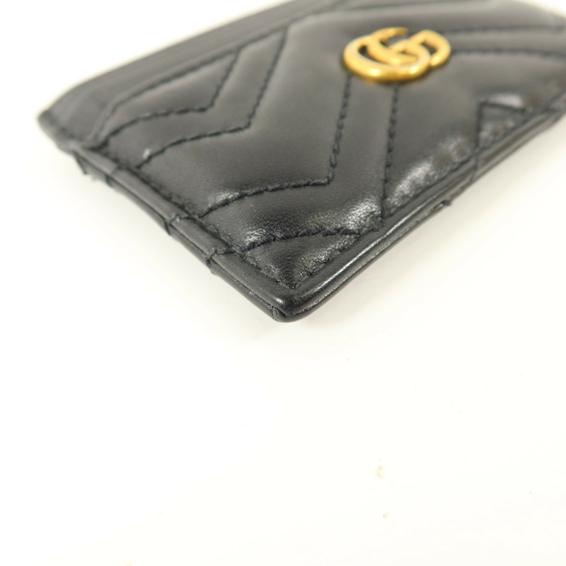 GUCCI 牛皮皮革GG Marmont Card Case卡片套-8
