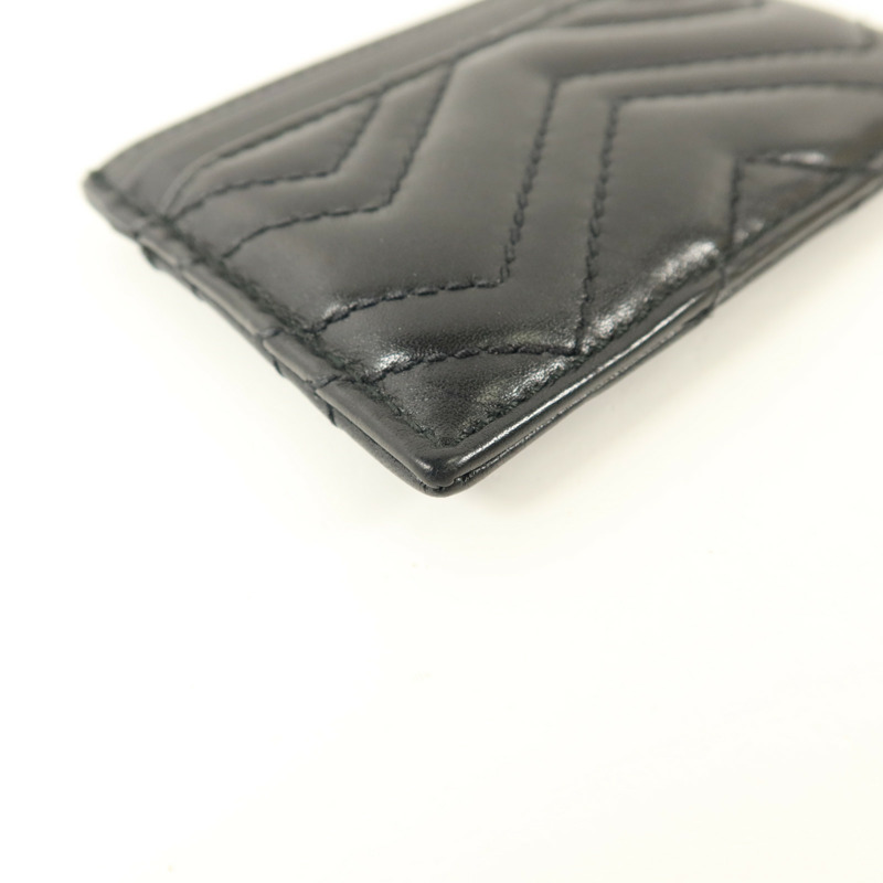 GUCCI 牛皮皮革GG Marmont Card Case卡片套-10