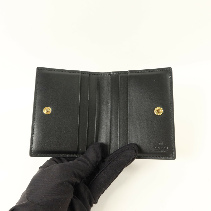 GUCCI 牛皮皮革Signature Card Case卡片套-4