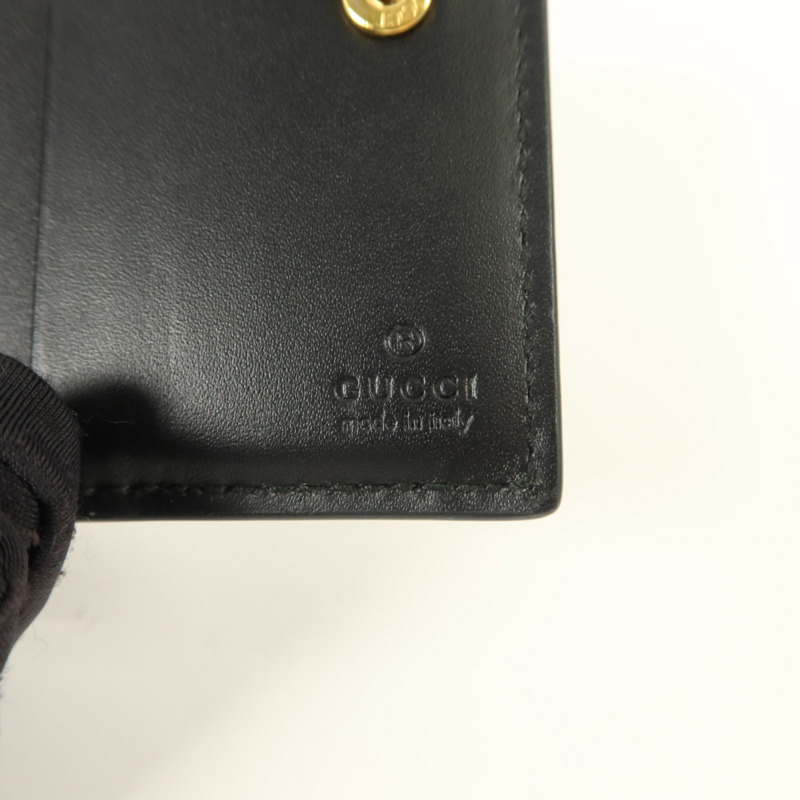 GUCCI 牛皮皮革Signature Card Case卡片套-5