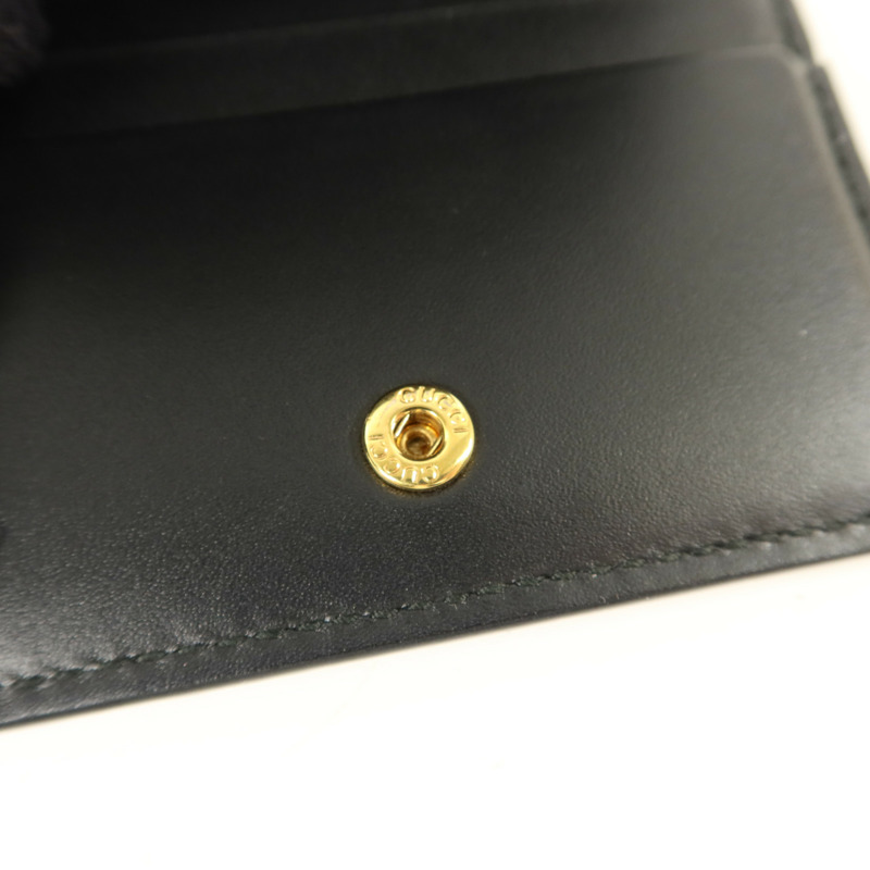 GUCCI 牛皮皮革Signature Card Case卡片套-7