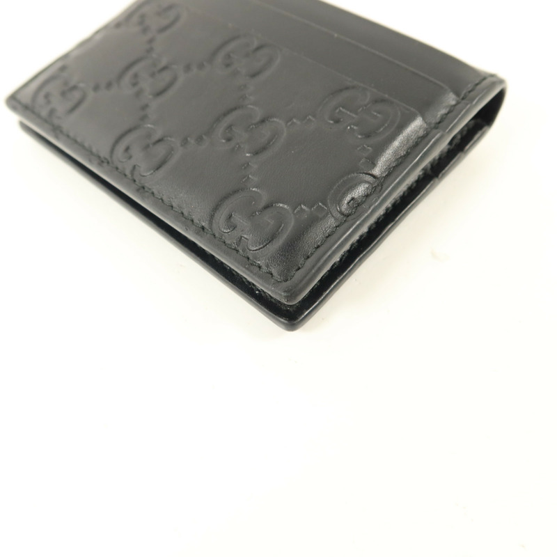 GUCCI 牛皮皮革Signature Card Case卡片套-10