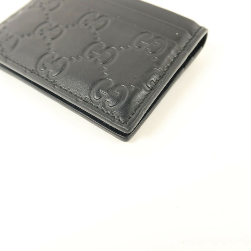 GUCCI 牛皮皮革Signature Card Case卡片套-11