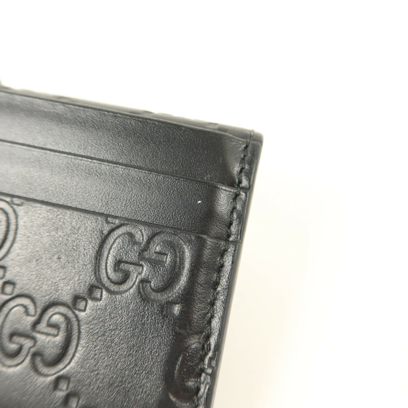 GUCCI 牛皮皮革Signature Card Case卡片套-13
