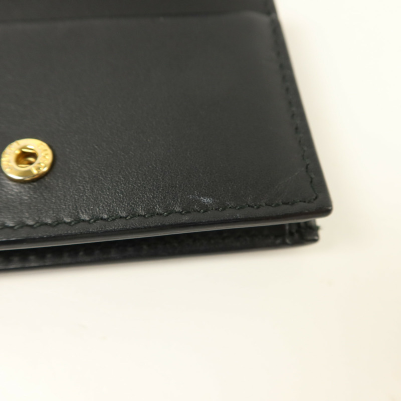 GUCCI 塗層帆布/牛皮皮革GG Supreme Bees Folded Wallet錢包-15