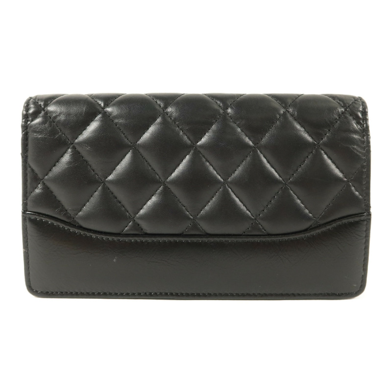 CHANEL 牛皮皮革Gabrielle Long Wallet長錢包-1