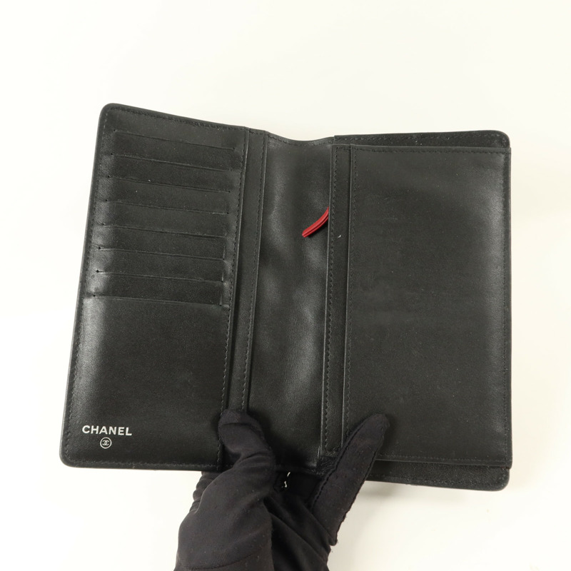 CHANEL 牛皮皮革Gabrielle Long Wallet長錢包-4