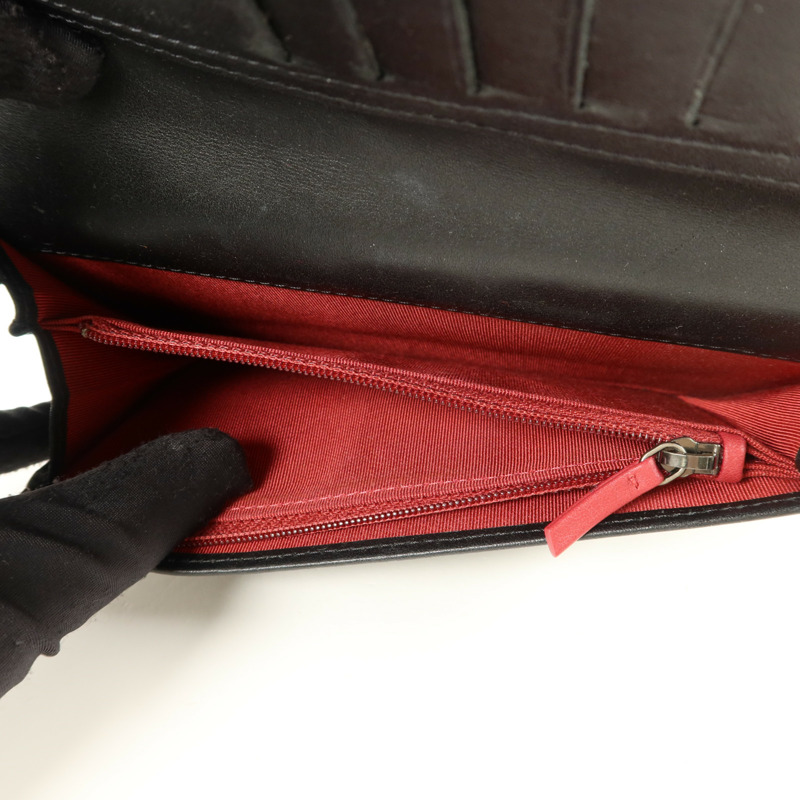 CHANEL 牛皮皮革Gabrielle Long Wallet長錢包-5