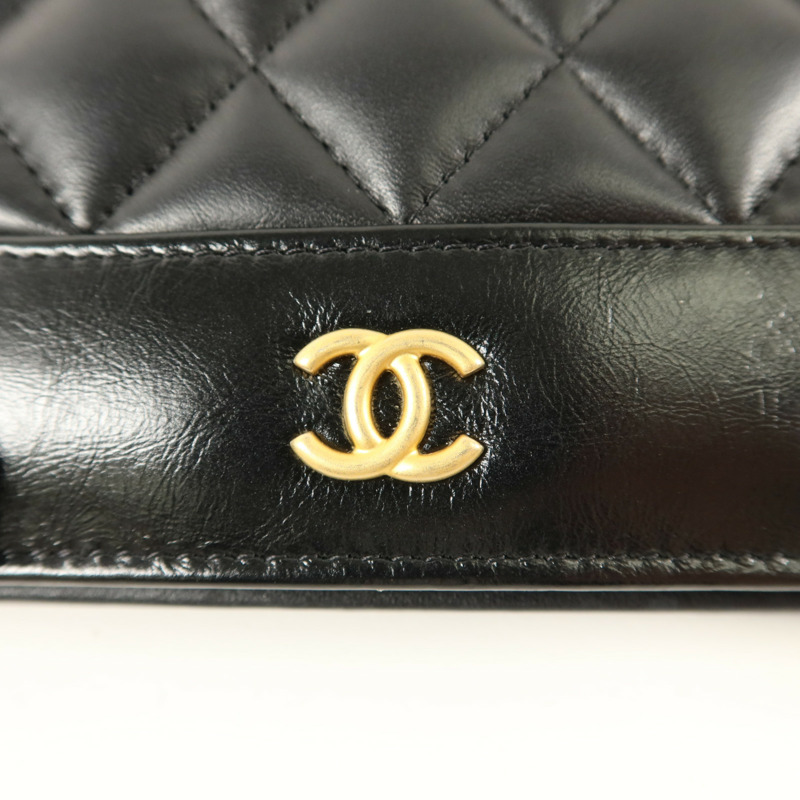 CHANEL 牛皮皮革Gabrielle Long Wallet長錢包-9