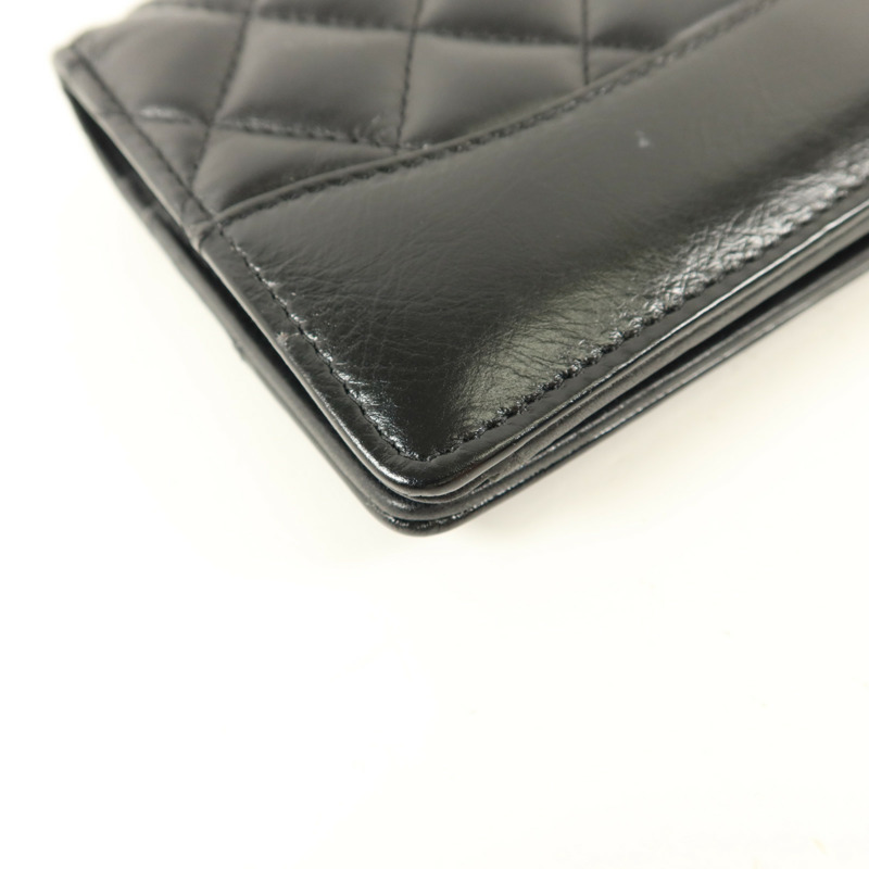 CHANEL 牛皮皮革Gabrielle Long Wallet長錢包-13